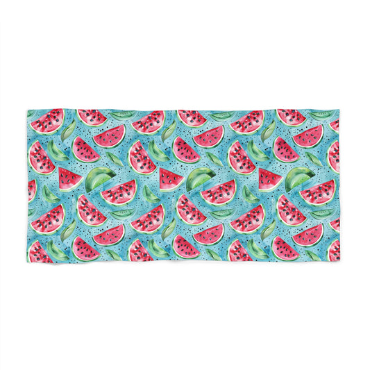 Vibrant Watermelon Beach Towel
