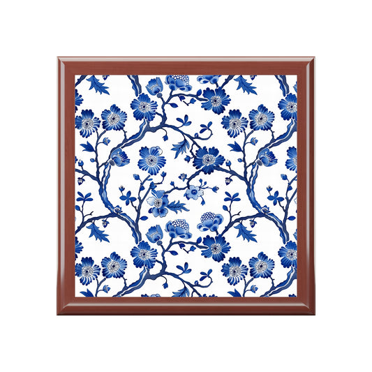 Elegant Floral Jewelry Box