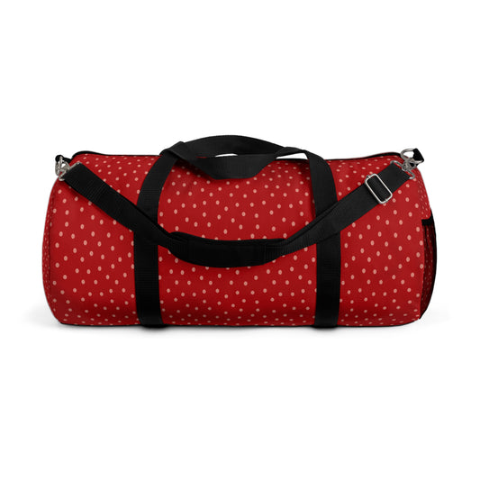 Red Polka Dot Duffel Bag