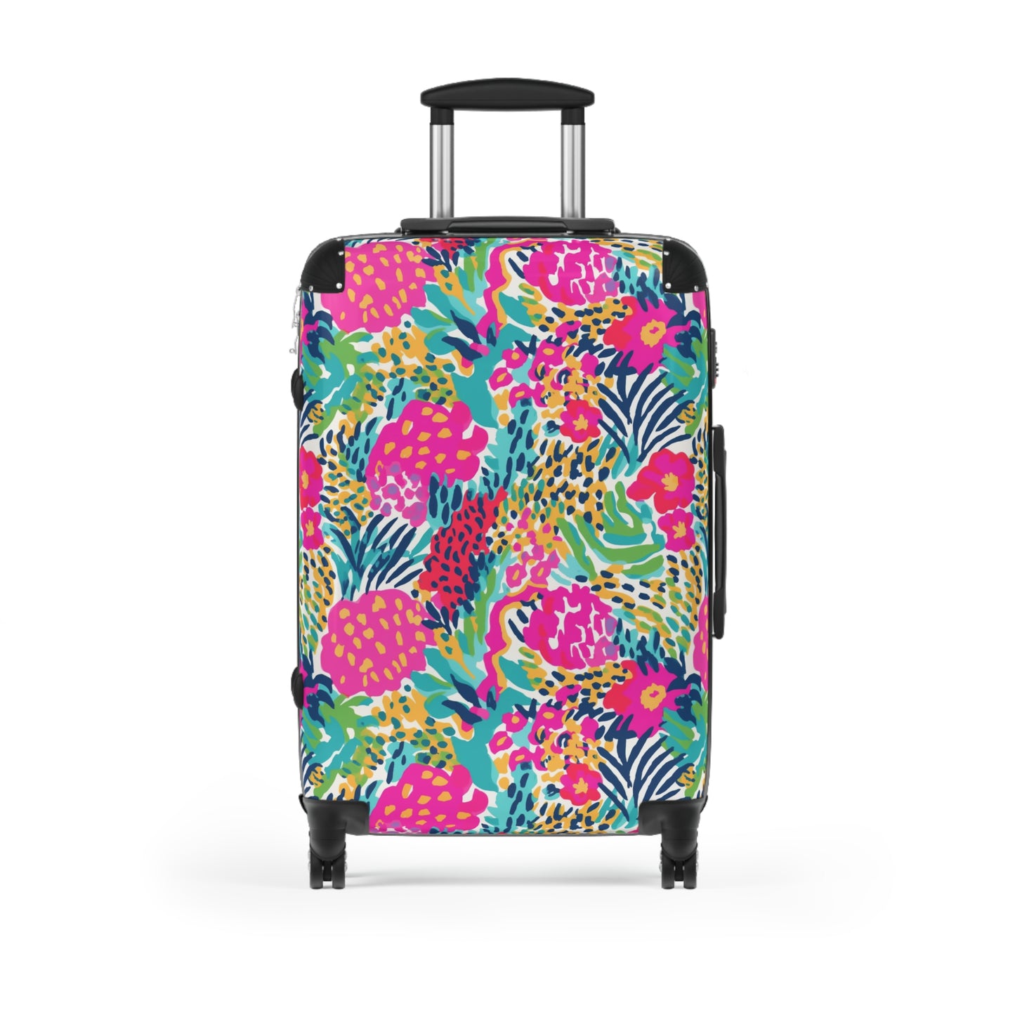 Vibrant Floral Travel Suitcase for Adventurers