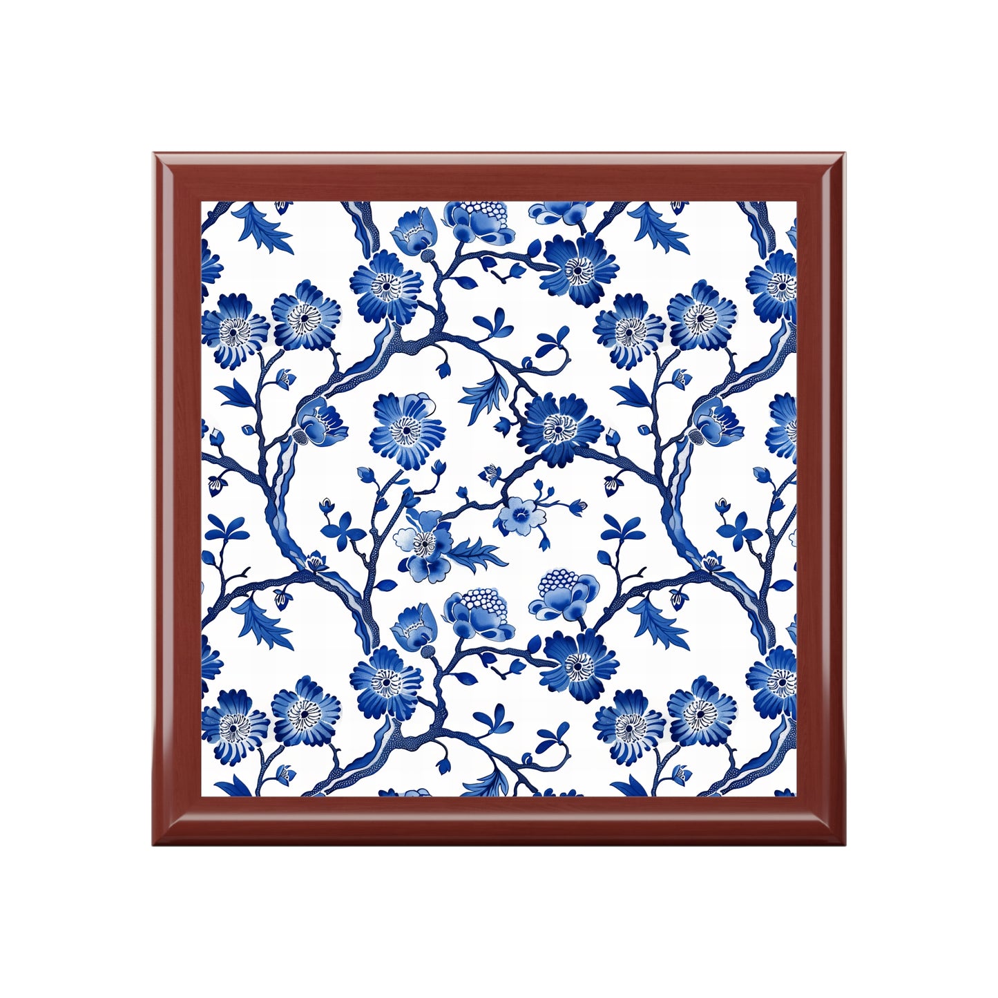 Elegant Floral Jewelry Box