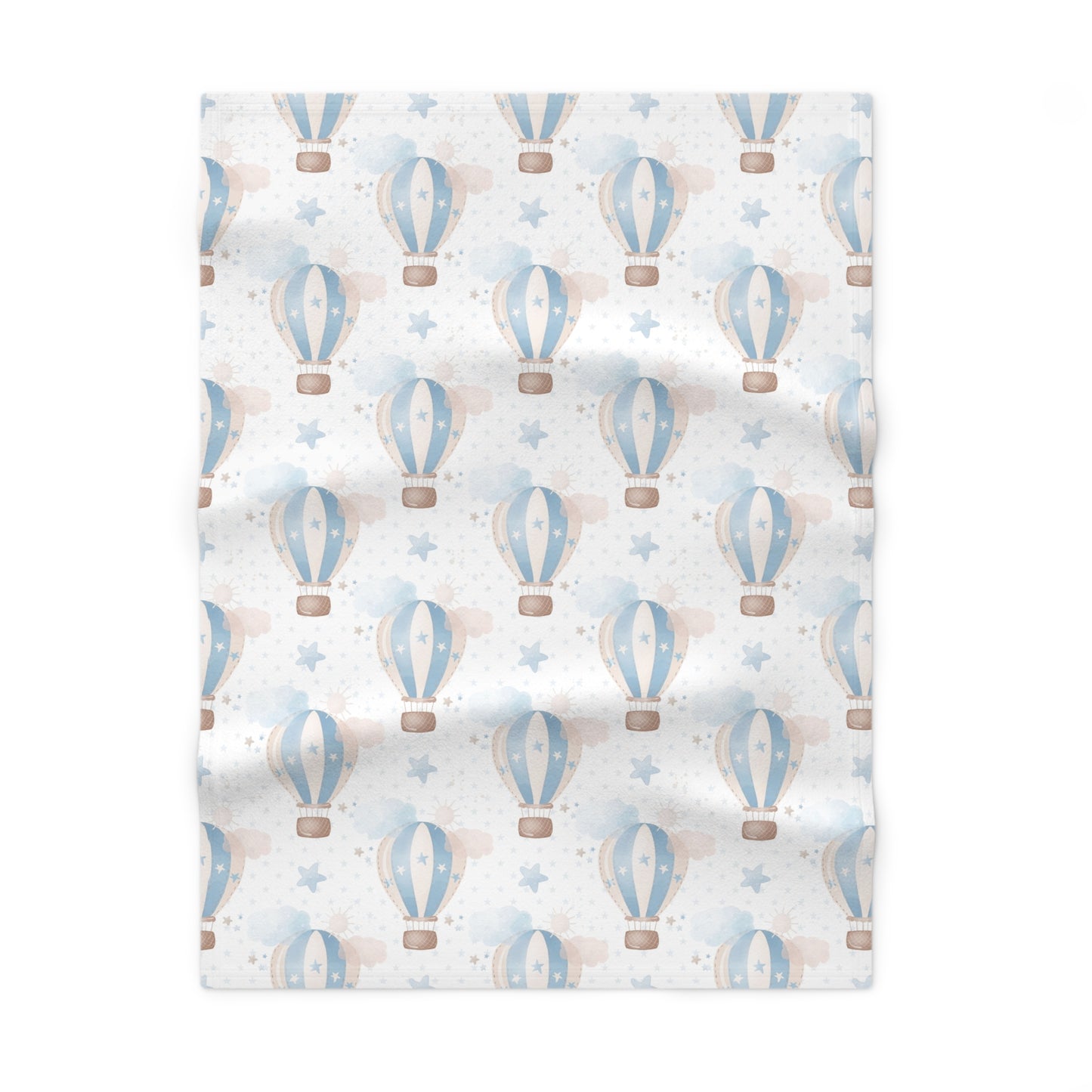 Cozy Hot Air Balloon Baby Blanket