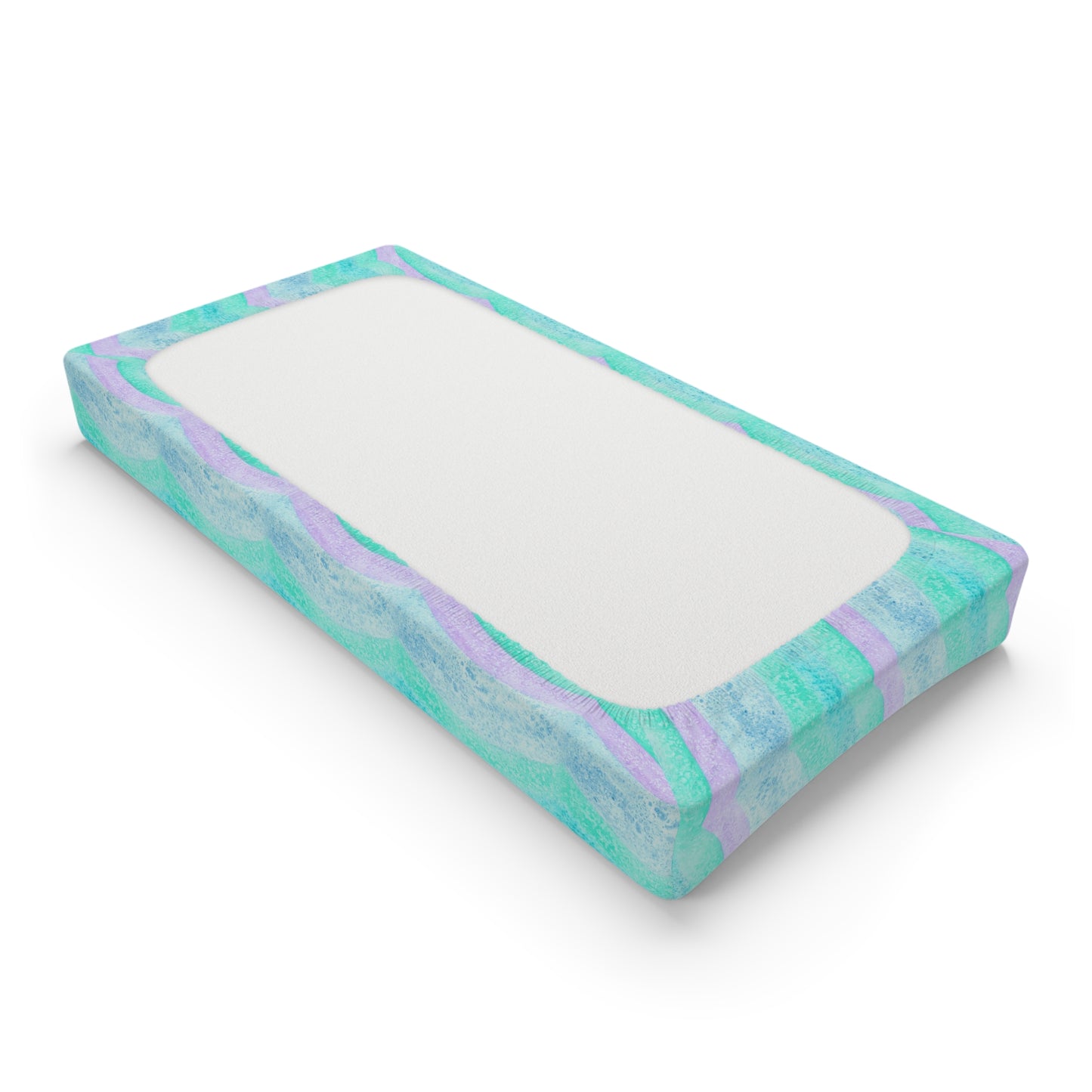 Ocean Wave Baby Changing Pad Cover