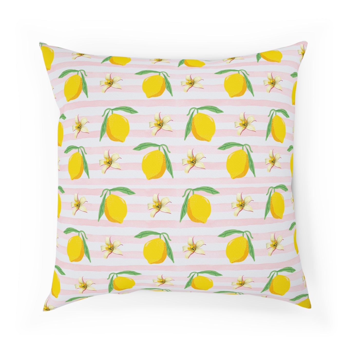 Fresh Citrus Floral Decor Cushion