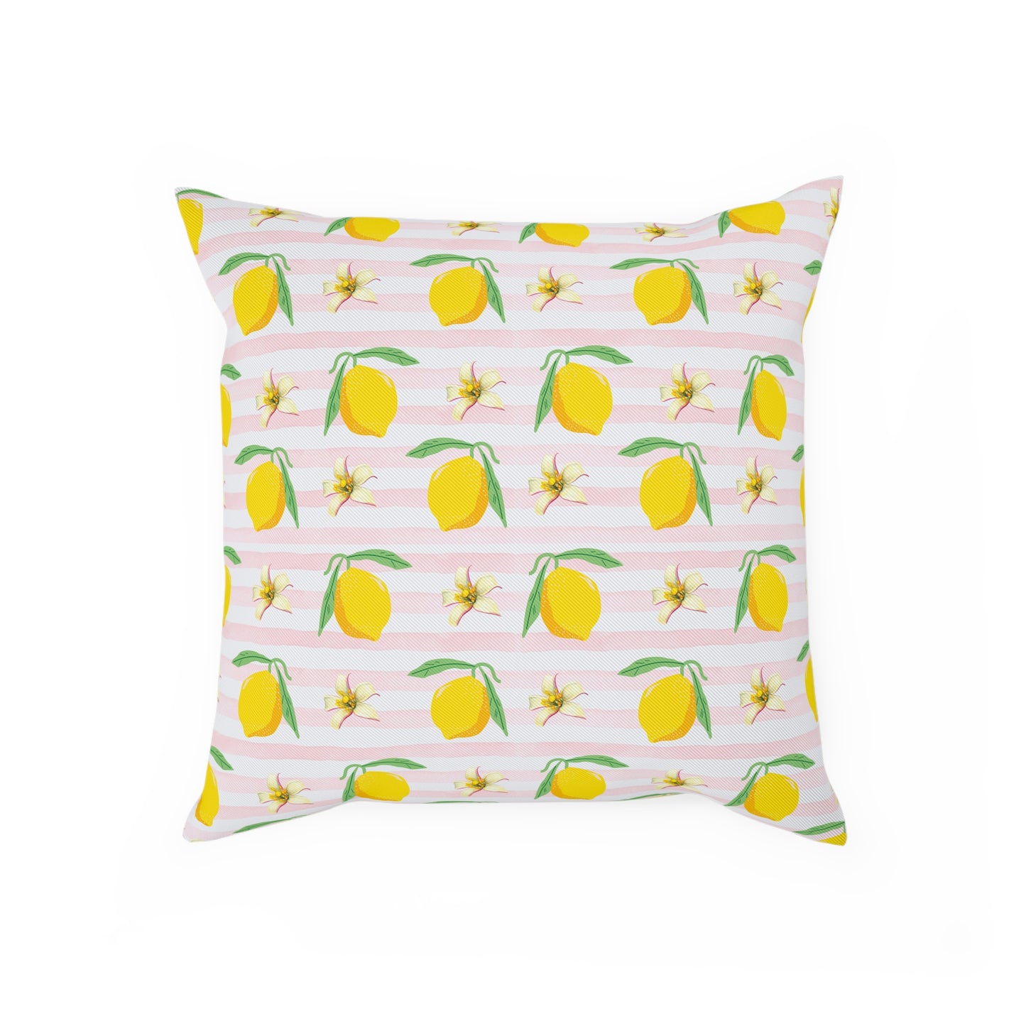 Fresh Citrus Floral Decor Cushion
