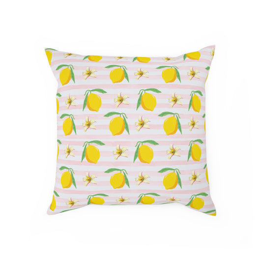 Fresh Citrus Floral Decor Cushion