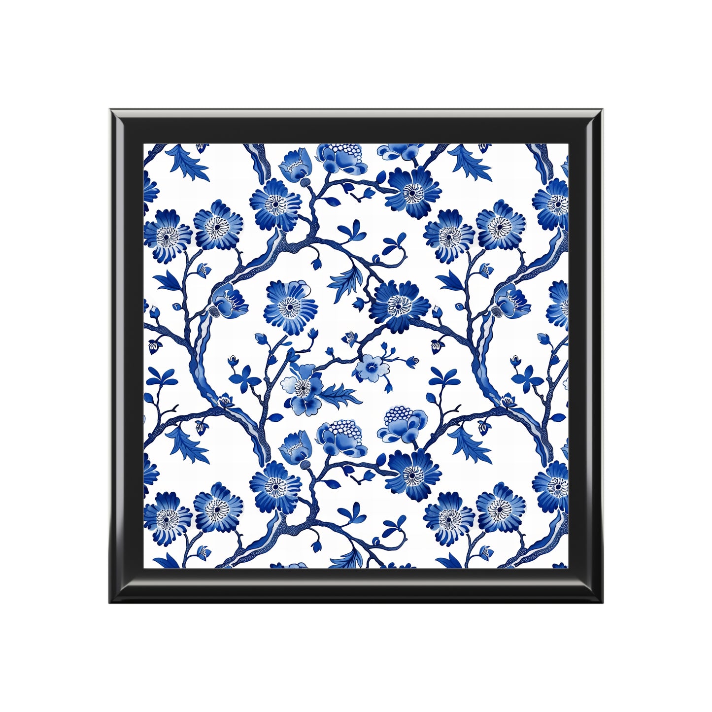 Elegant Floral Jewelry Box