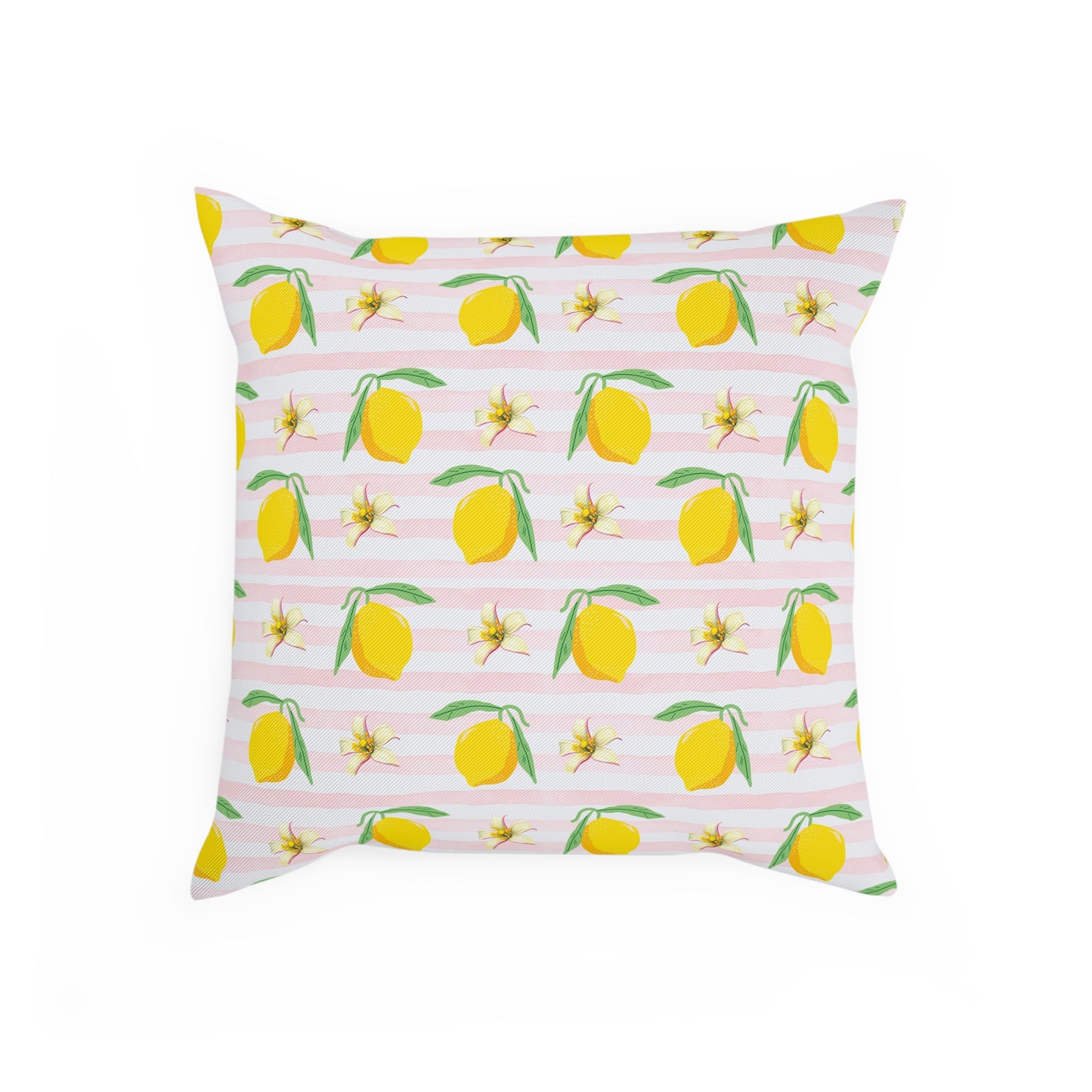 Fresh Citrus Floral Decor Cushion