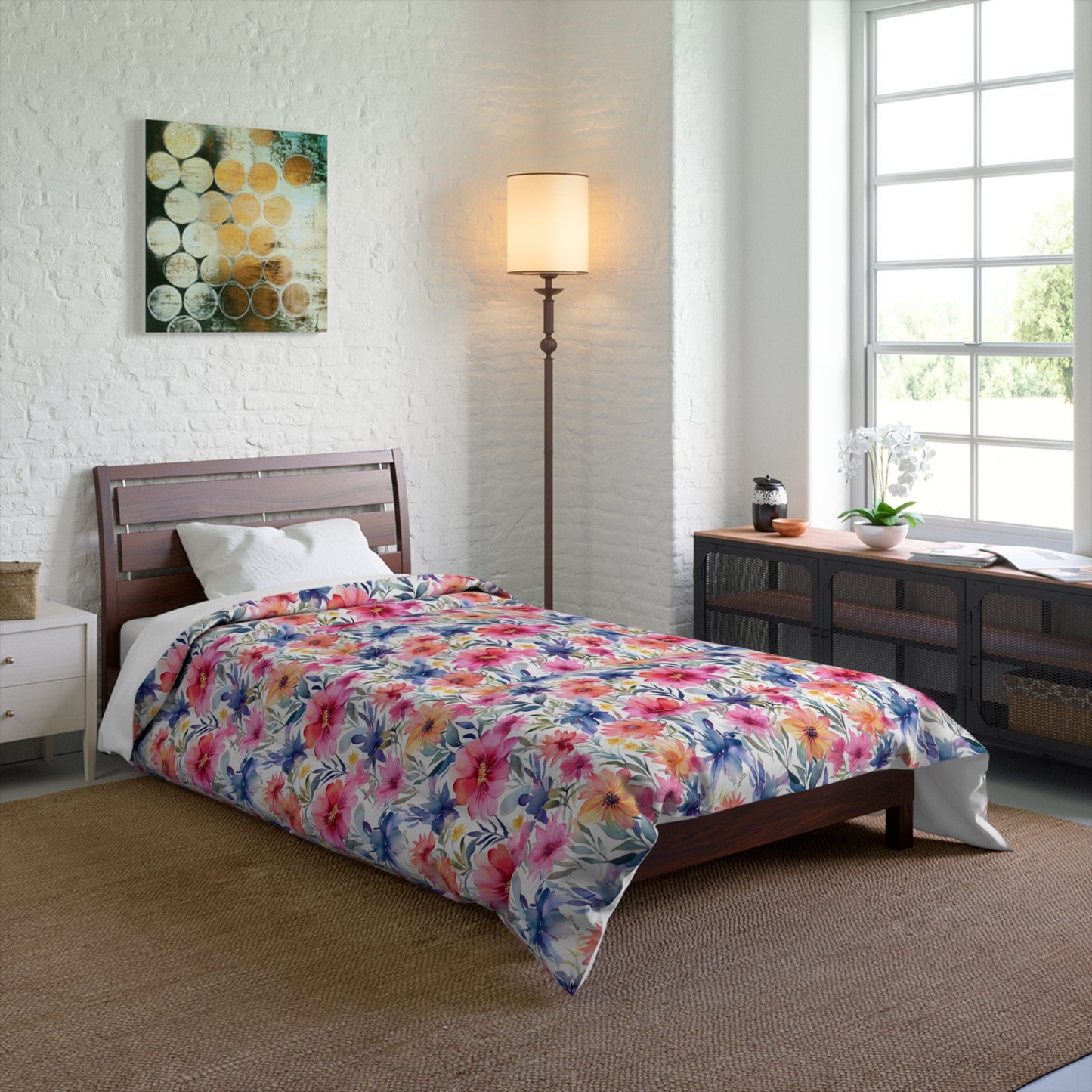 Vibrant Blossom Dream Comforter