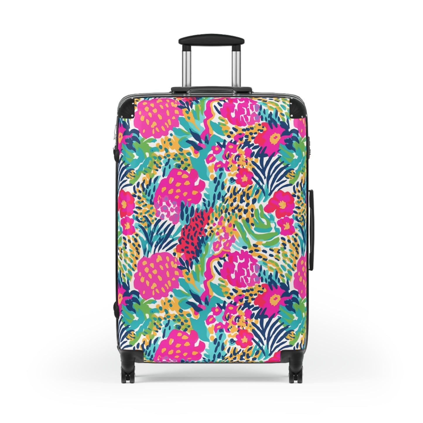Vibrant Floral Travel Suitcase for Adventurers