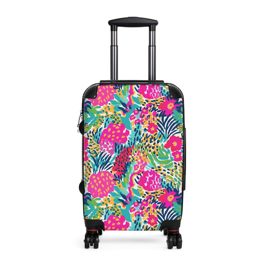 Vibrant Floral Travel Suitcase for Adventurers