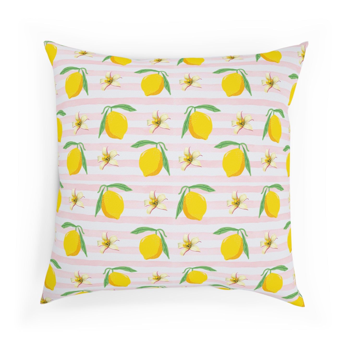 Fresh Citrus Floral Decor Cushion