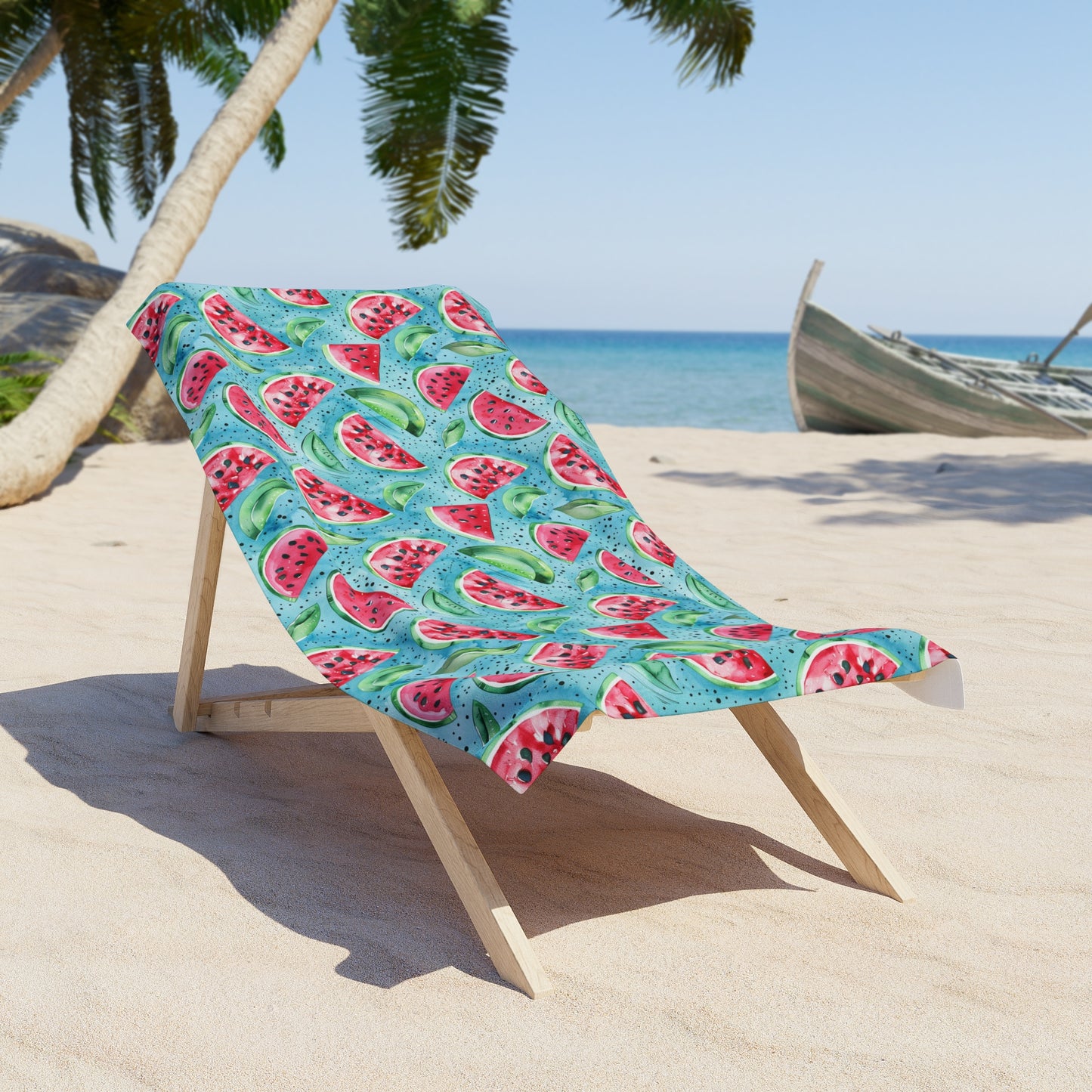 Vibrant Watermelon Beach Towel