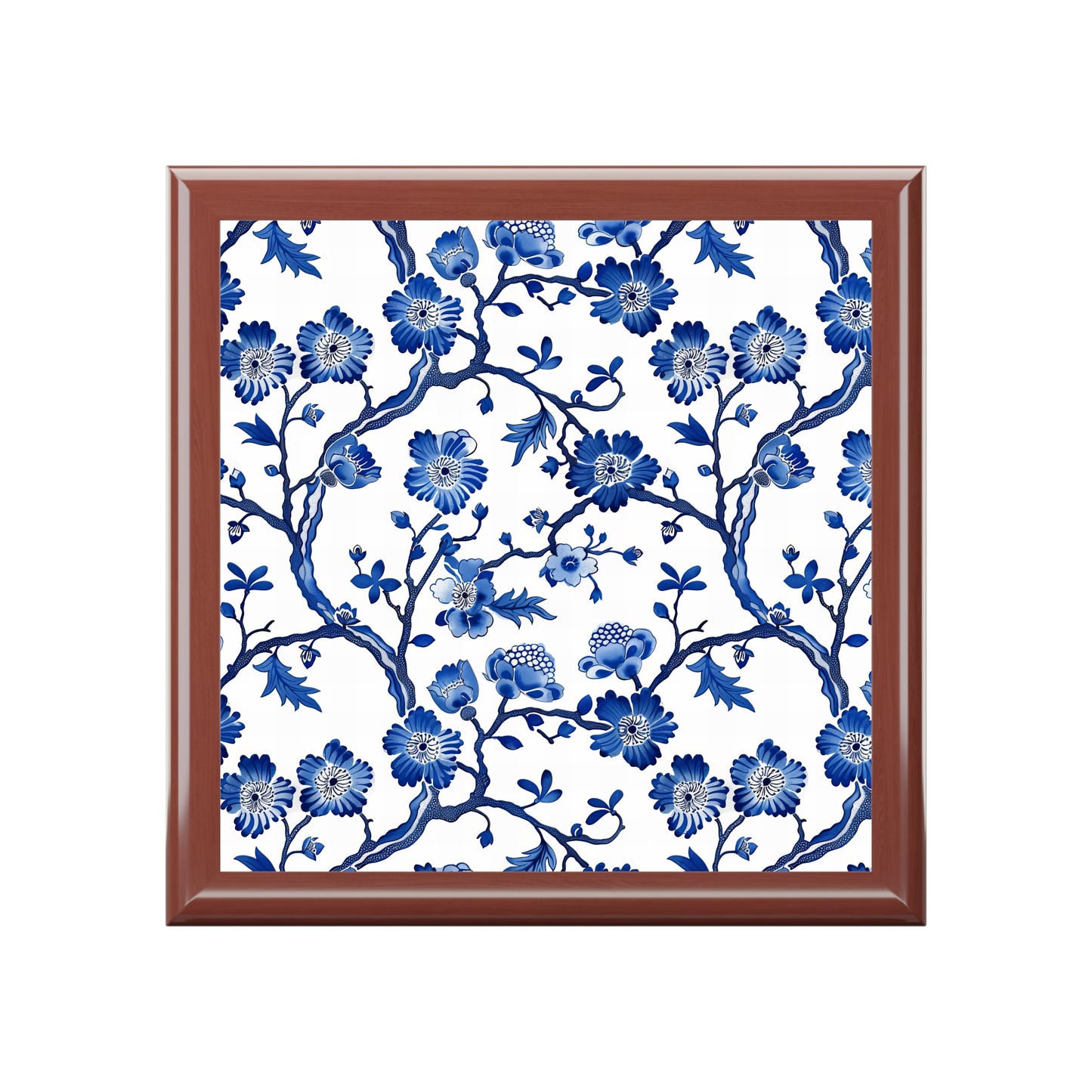 Elegant Floral Jewelry Box