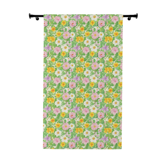 Floral Window Curtains