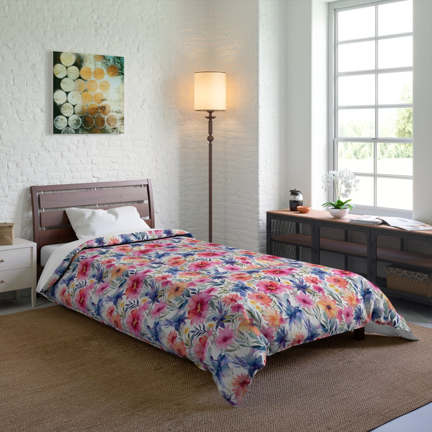 Vibrant Blossom Dream Comforter